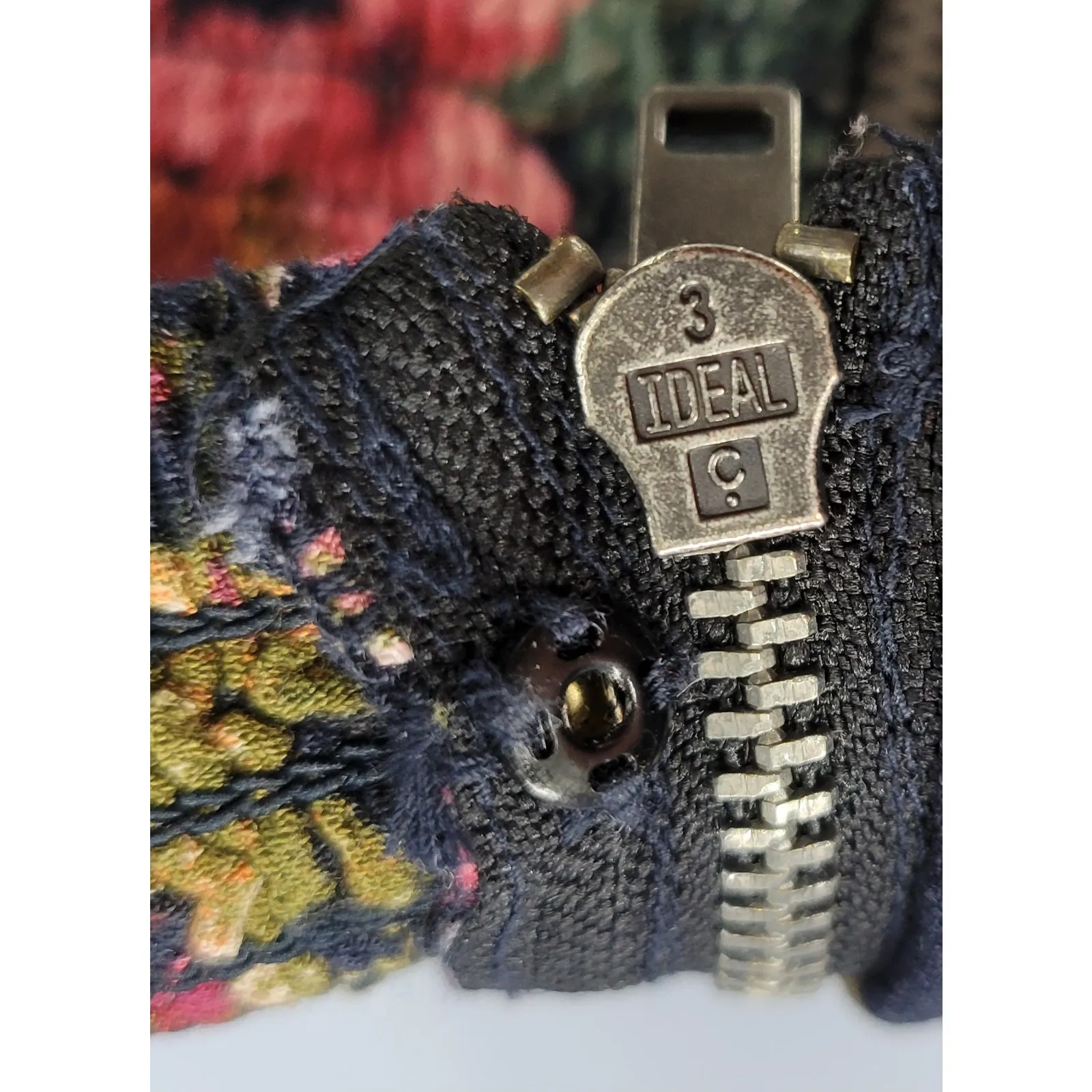 American‎ Eagle Strapless Jumpsuit Womens Med Tie Front Tropical Floral Wide Leg Black - Image 8