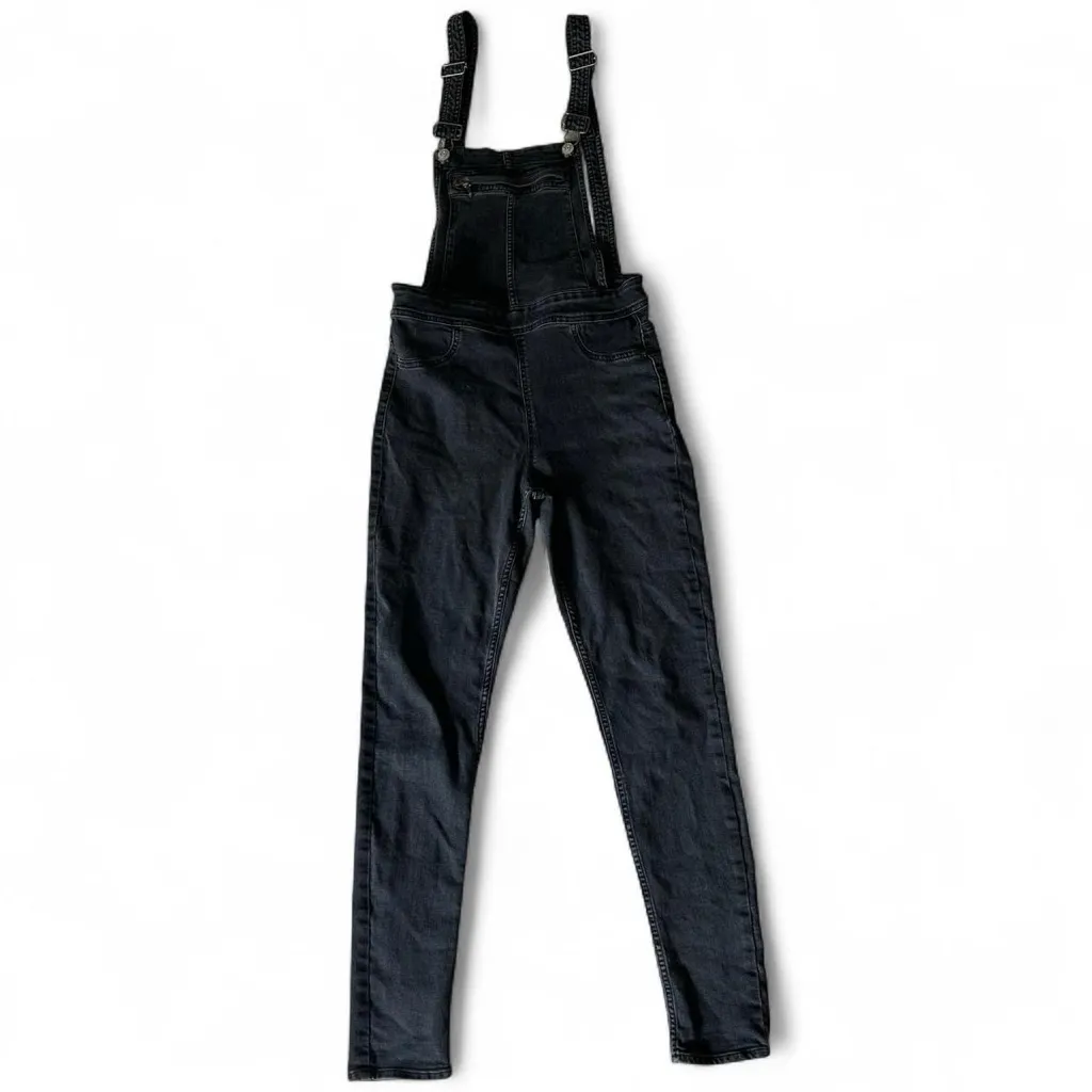 Divided  Women's Black Denim Overalls - Image 2
