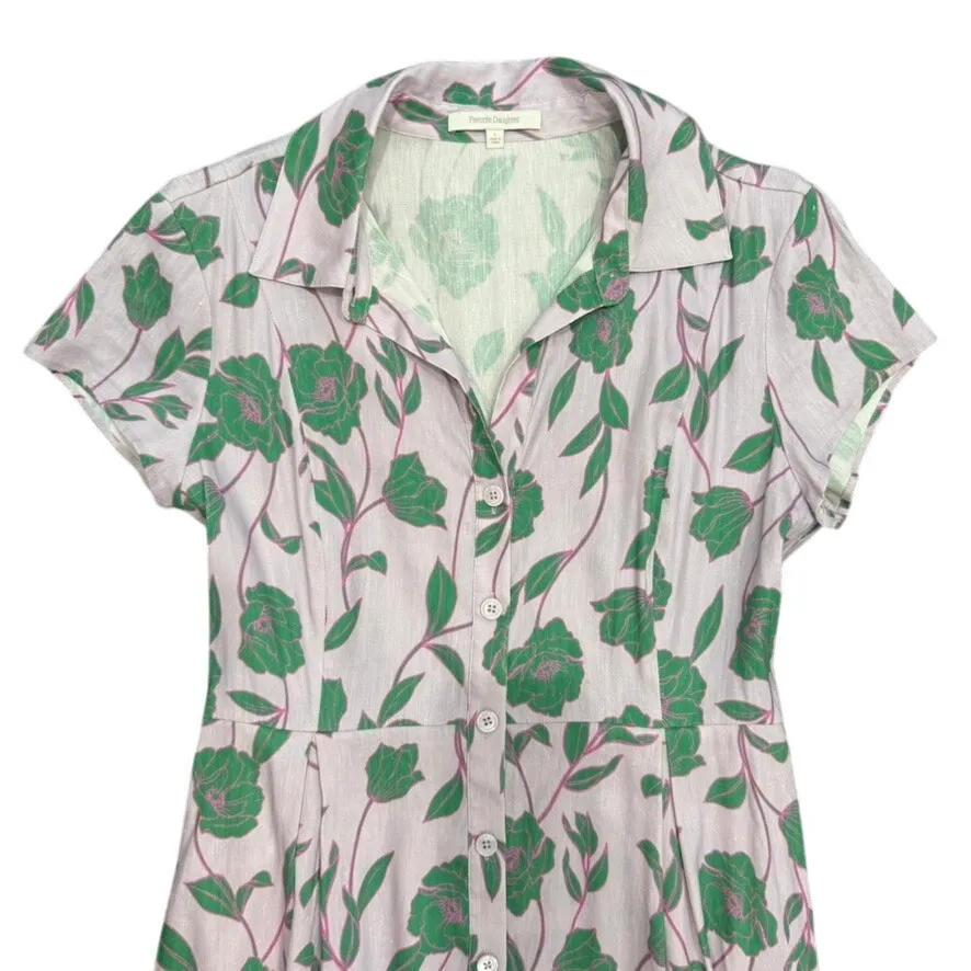 Favorite Daughter Sunday Best Dress in Purple Floral, Size L Size L - Image 5