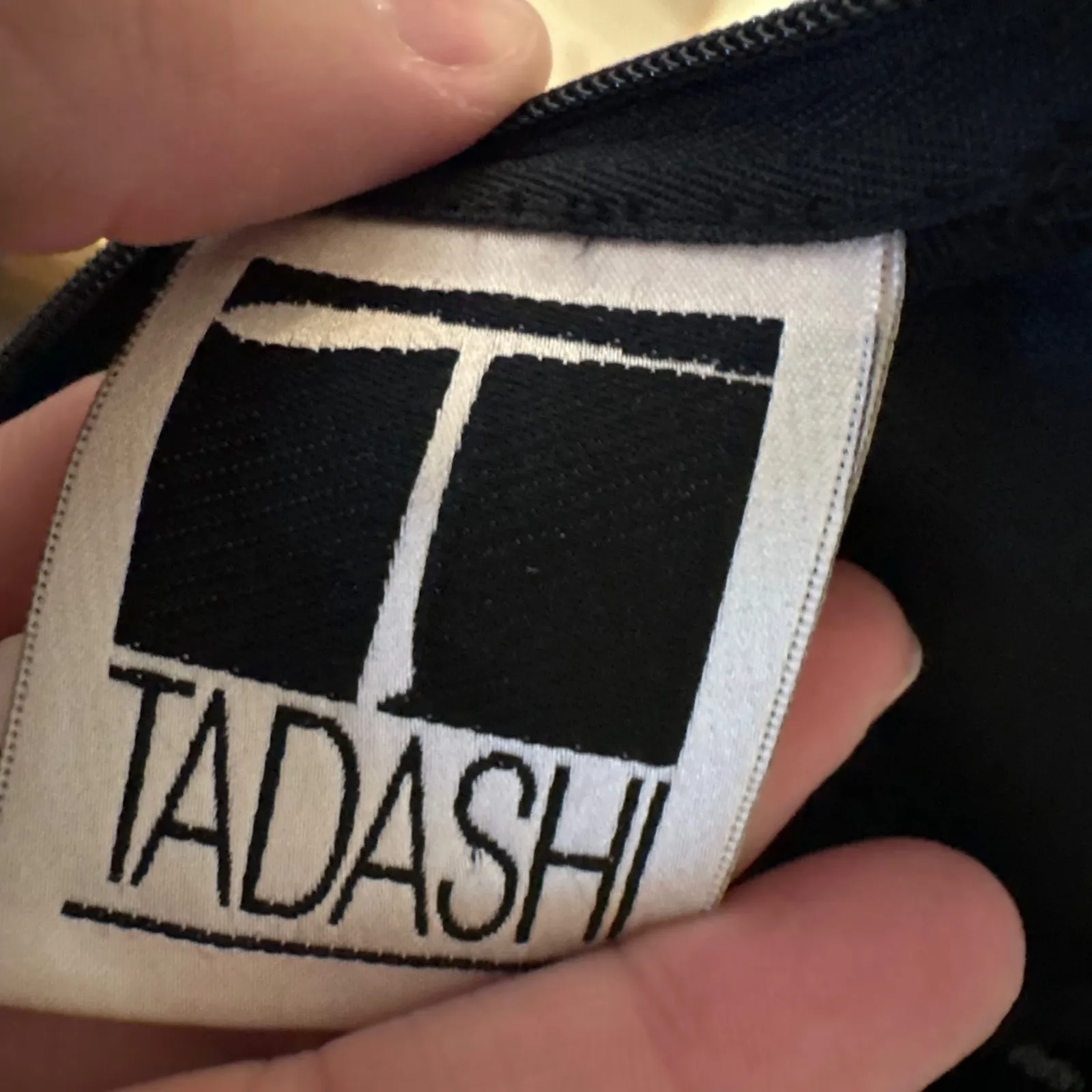 TADASHI Vintahe Y2K Lace Beaded Dress Tiered Strapless Size 2 - Image 4