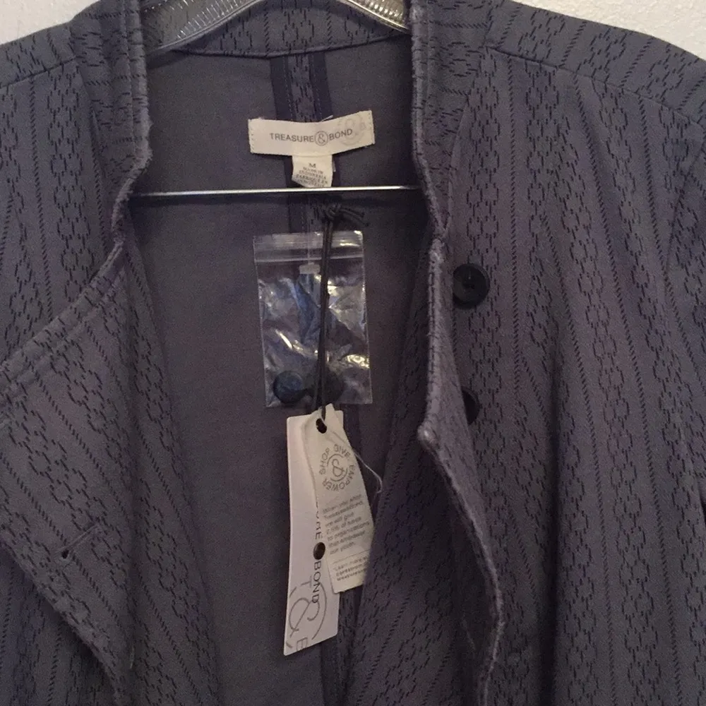 deconstructed double breasted jacket M - Image 3