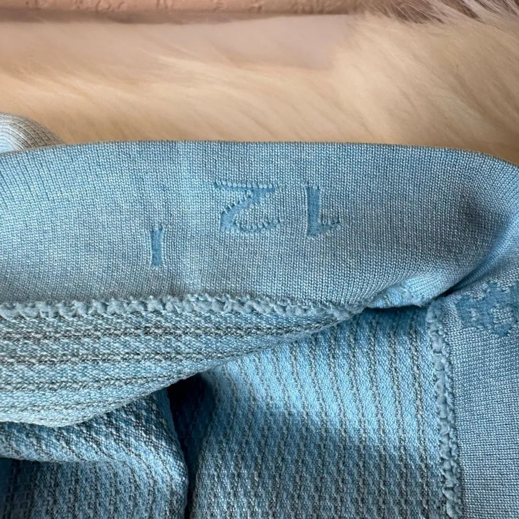 Lululemon Run: Swiftly Tech 1/2 Zip Heathered Blue Moon Size 12 - Image 8