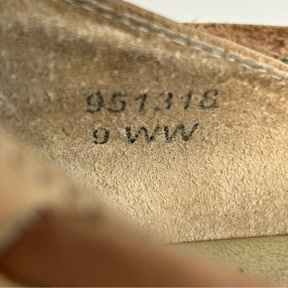 Softspots Trinidad Huarache Leather Sandals Size 9 WW Tan - Image 9