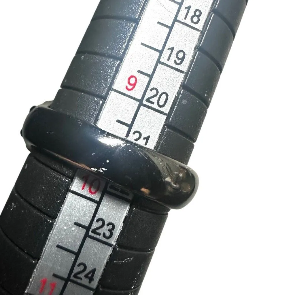 Akkad Bold Blue Crystal Statement Ring - Image 11