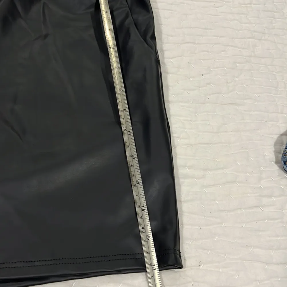 First Love Faux Leather Shorts - Image 8