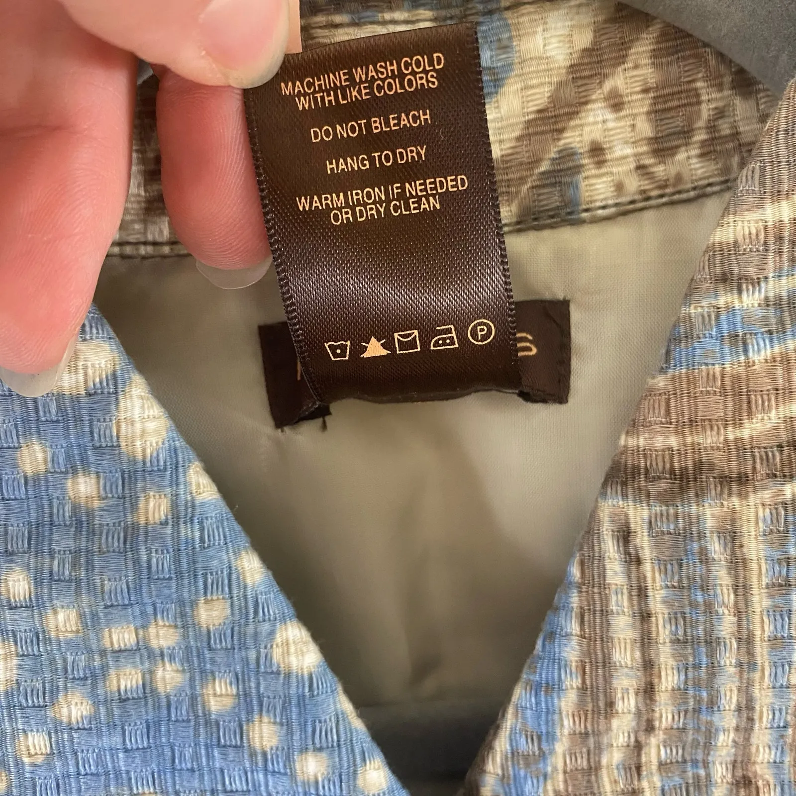 Multiples‎ Floral Tapestry Snap Up Jacket Medium - Image 7