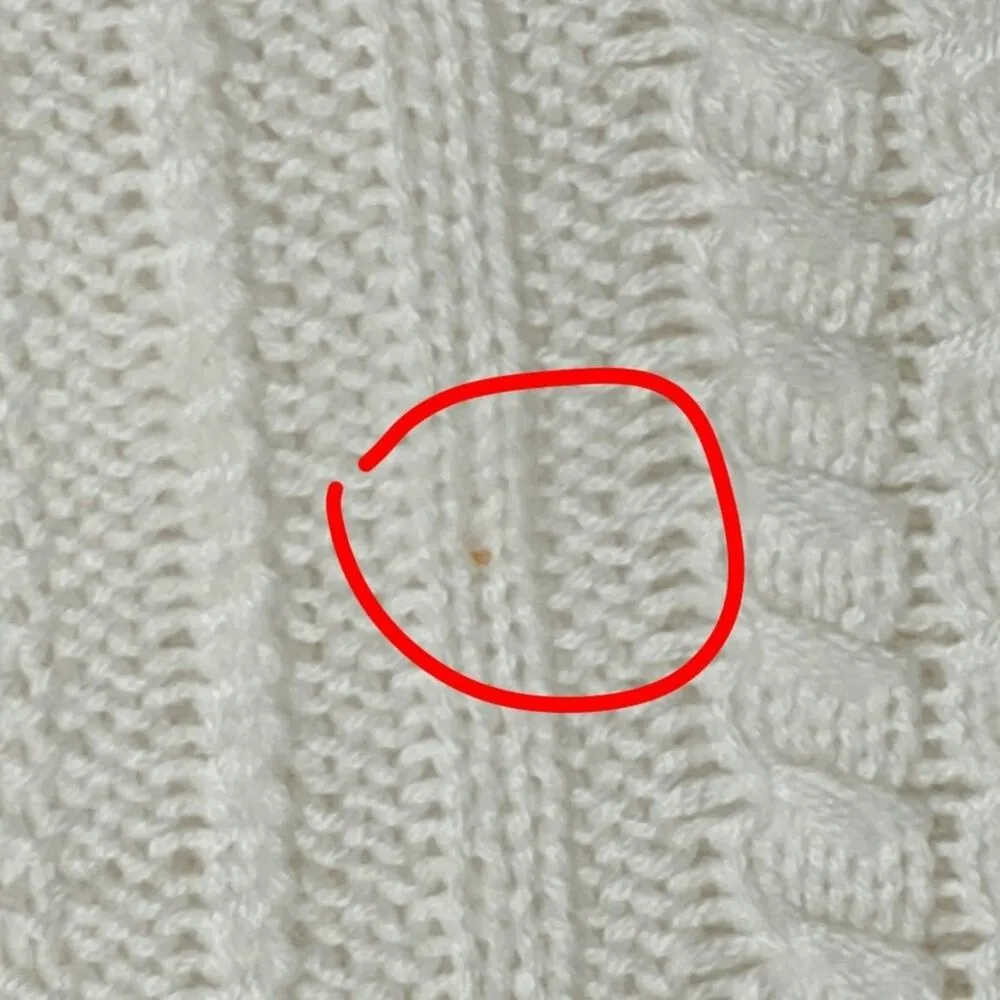 White House Black Market  Stitch-detail Tunic Sweater - Size S - EUC - Image 6