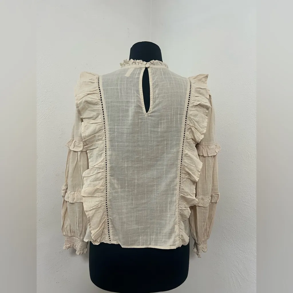 Urban Outfitters Mayotle‎ Embroidered Blouse size L - Image 7