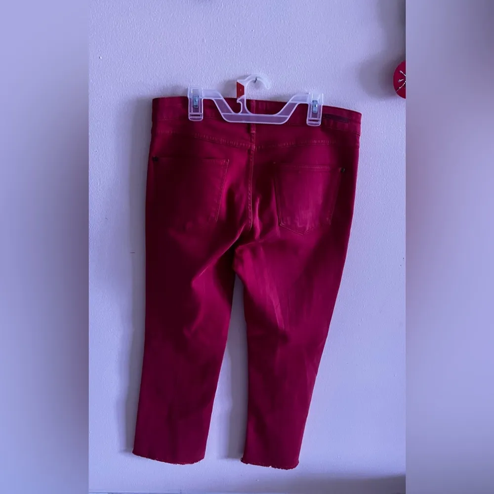 Pilcro and the letterpress Women’s Mid-Rise Ankle Jeans Pants 25 Pink - Image 8