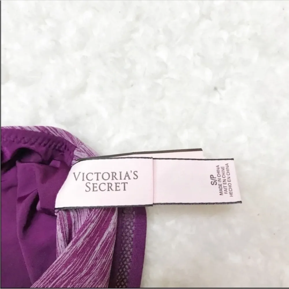 New Victoria's Secret Small Purple Banded Scoopneck Cutout Bralette - Image 4