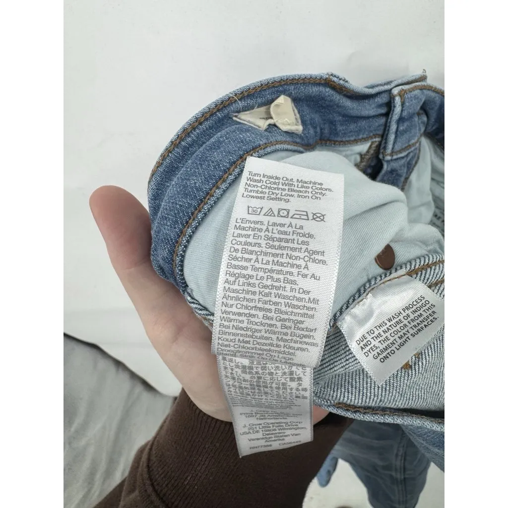 Madewell Stovepipe Jeans Women 30 Blue Medium Wash Denim Preppy Bohemian Western - Image 6