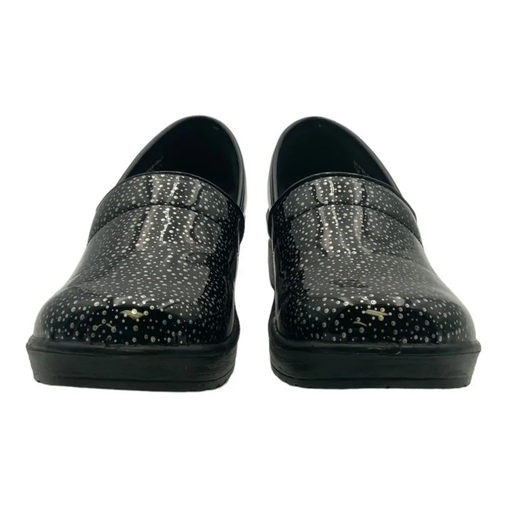 Easy Works Lyndee Slip Resistant Work Clog Black/Silver US Women's 7.5 Medium Black - Image 4