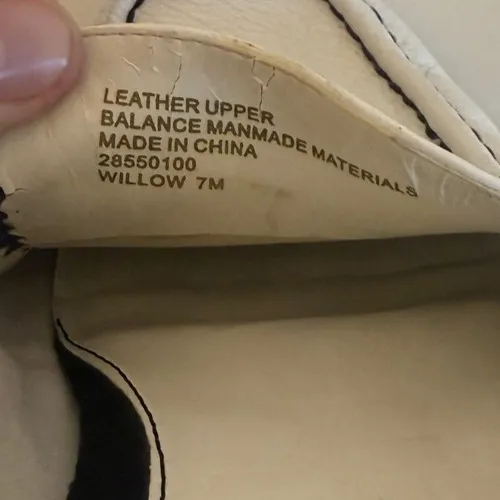 Etienne Aigner Willow Shoes Womens Size 7 White Leather Loafer Mules Flat Slide - Image 6