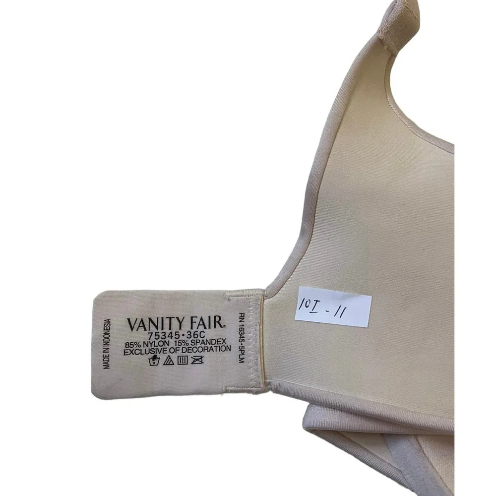 Vanity Fair Light Pink Underwired Bra Size 36C | 10i-11 - Image 6