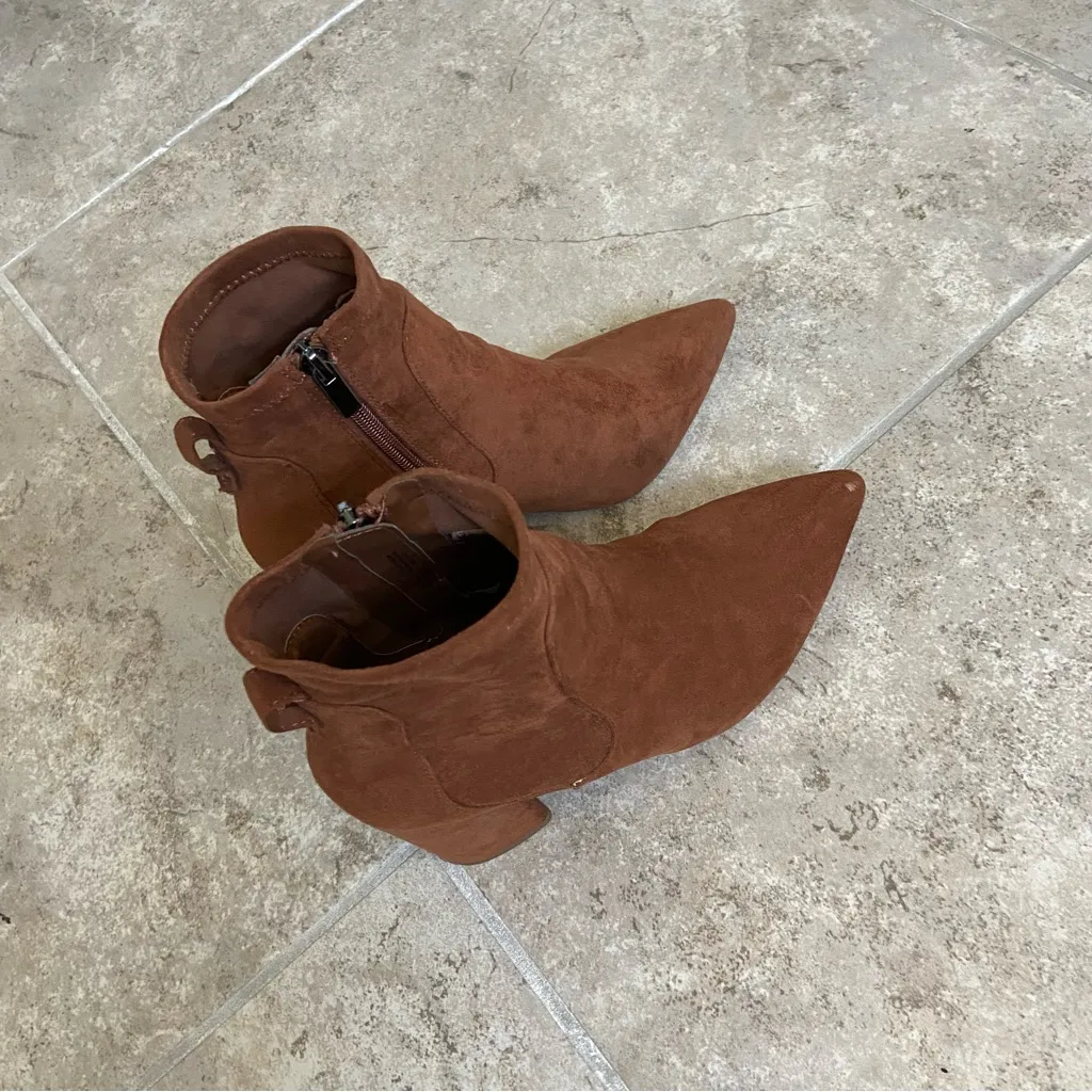 A new day Cornelia microsuede pointed heel bootie - Image 3