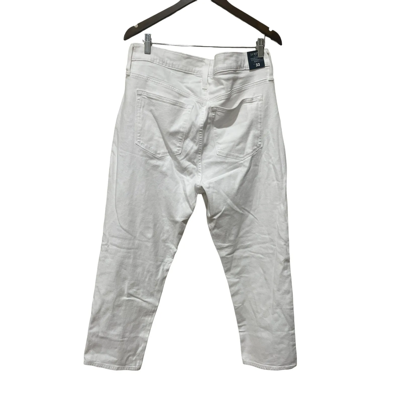 J. Crew Factory Essential straight white jean in‎ all - Image 9
