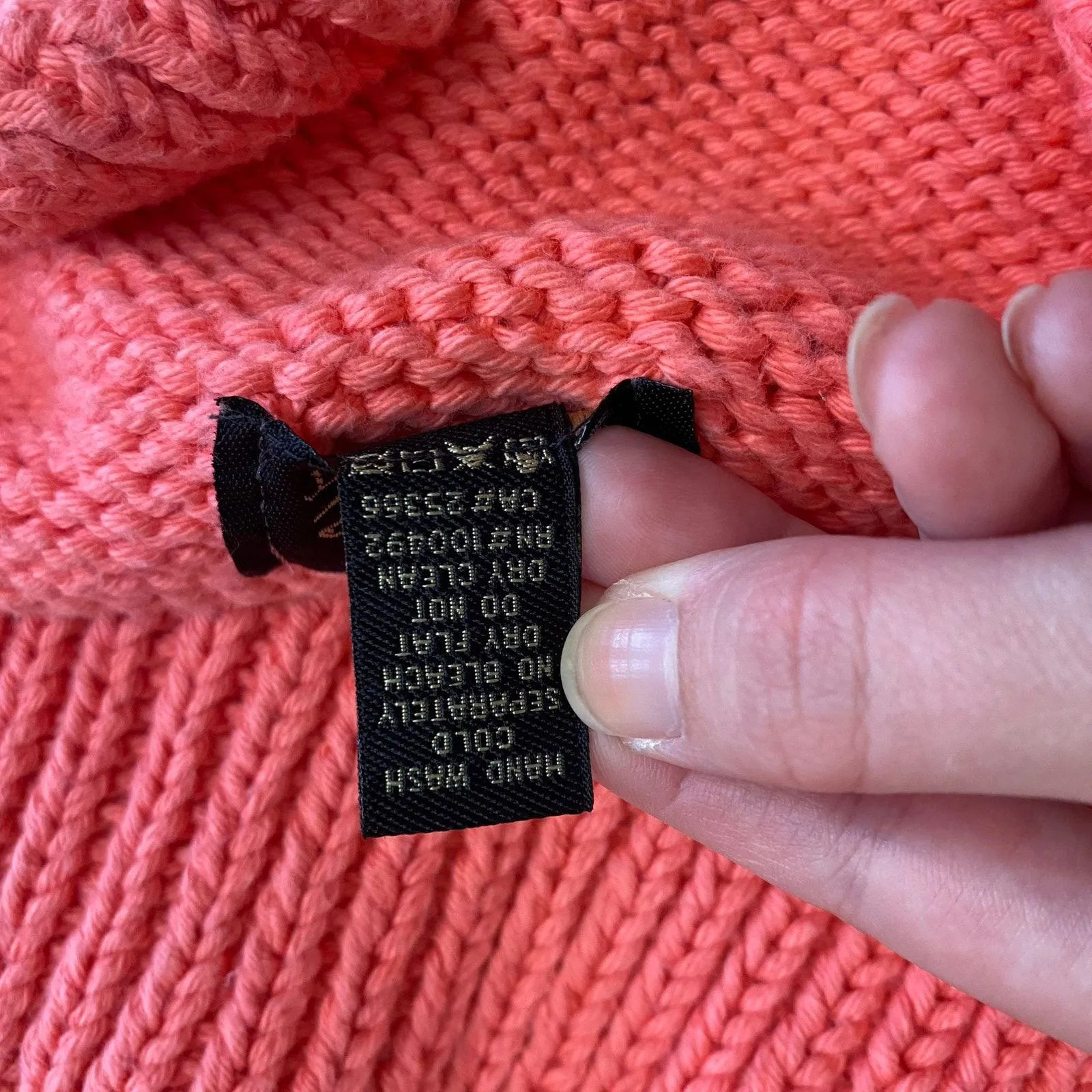 Pure Handknit Vintage Y2K‎ Pink Sleeveless Cotton Knit Vest size S/M Boho Fairy Size M - Image 6