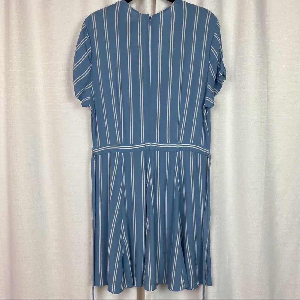 Revolve Privacy Please Minden Blue&White Stripe Mini Dress Sz.L - Image 9