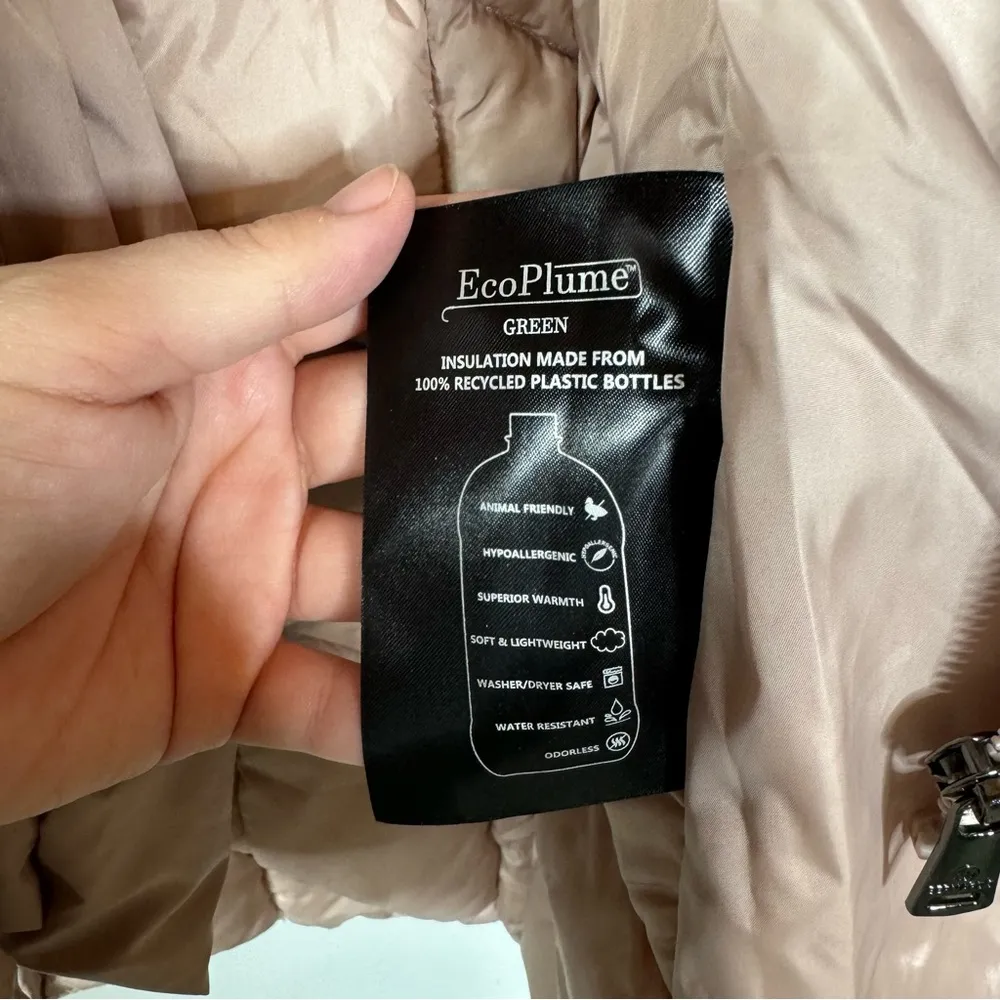 Bernardo Packable Puffer Coat in Light Pink Size Large - Image 6