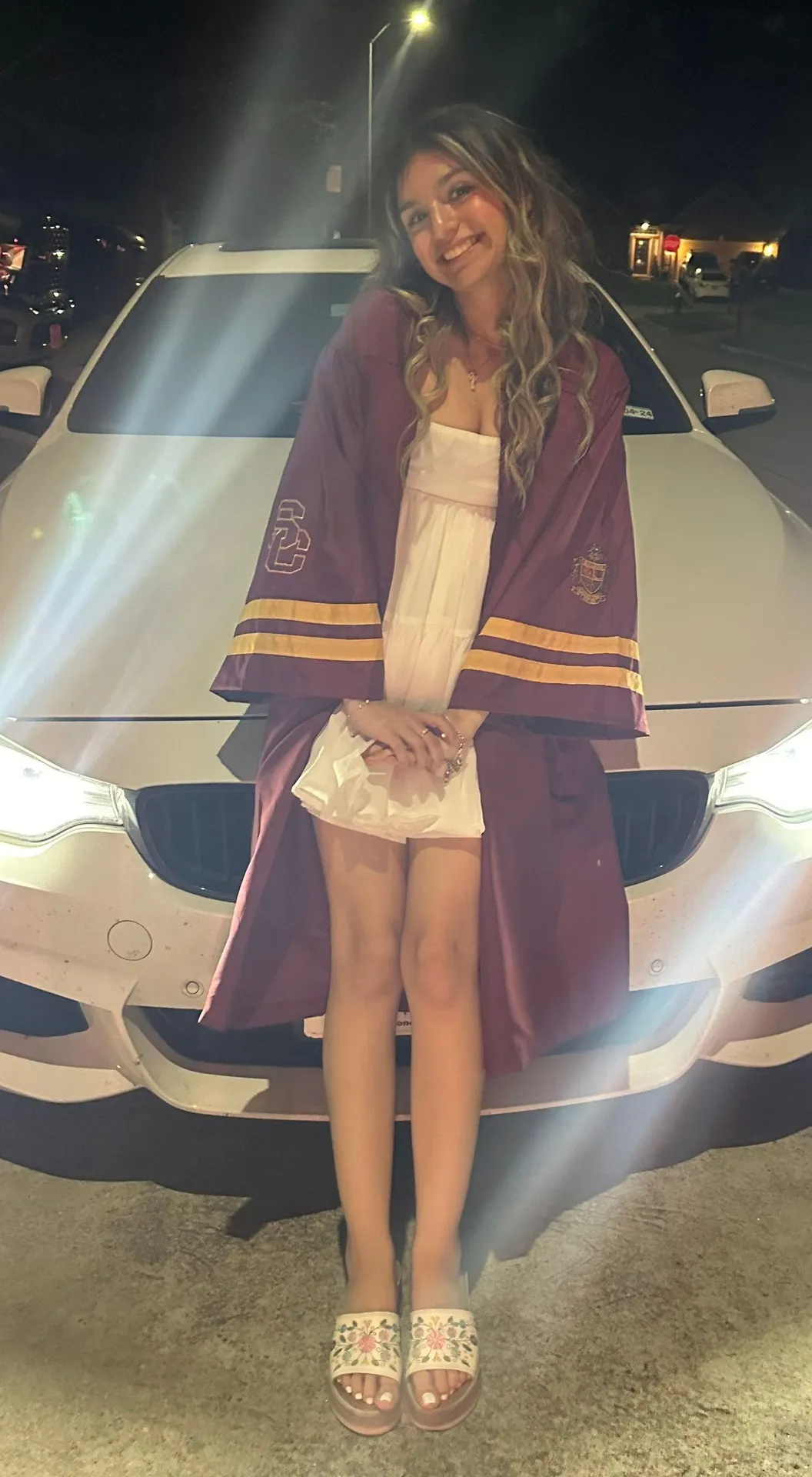 Mexican Platformed Sandals White Size 6 - Image 3