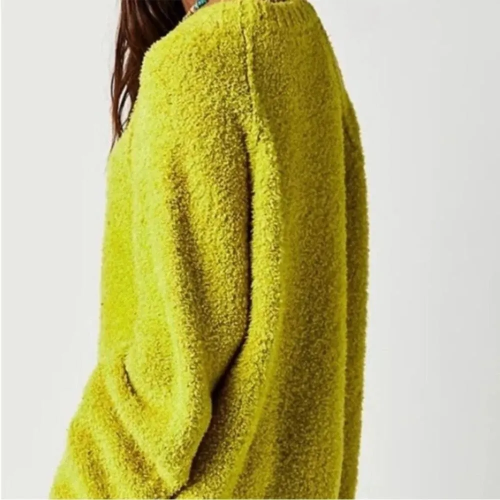 NWOT Free People Teddy Sweater Tunic Green xs - Image 4