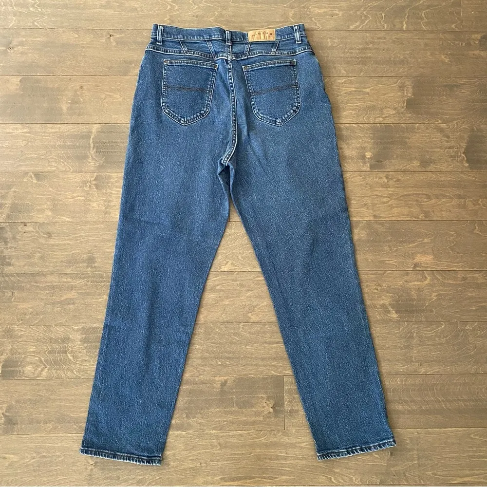 Vintage 90’s Lee Riders Medium Wash Hi-Rise Tapered Leg Mom Jeans - Image 8