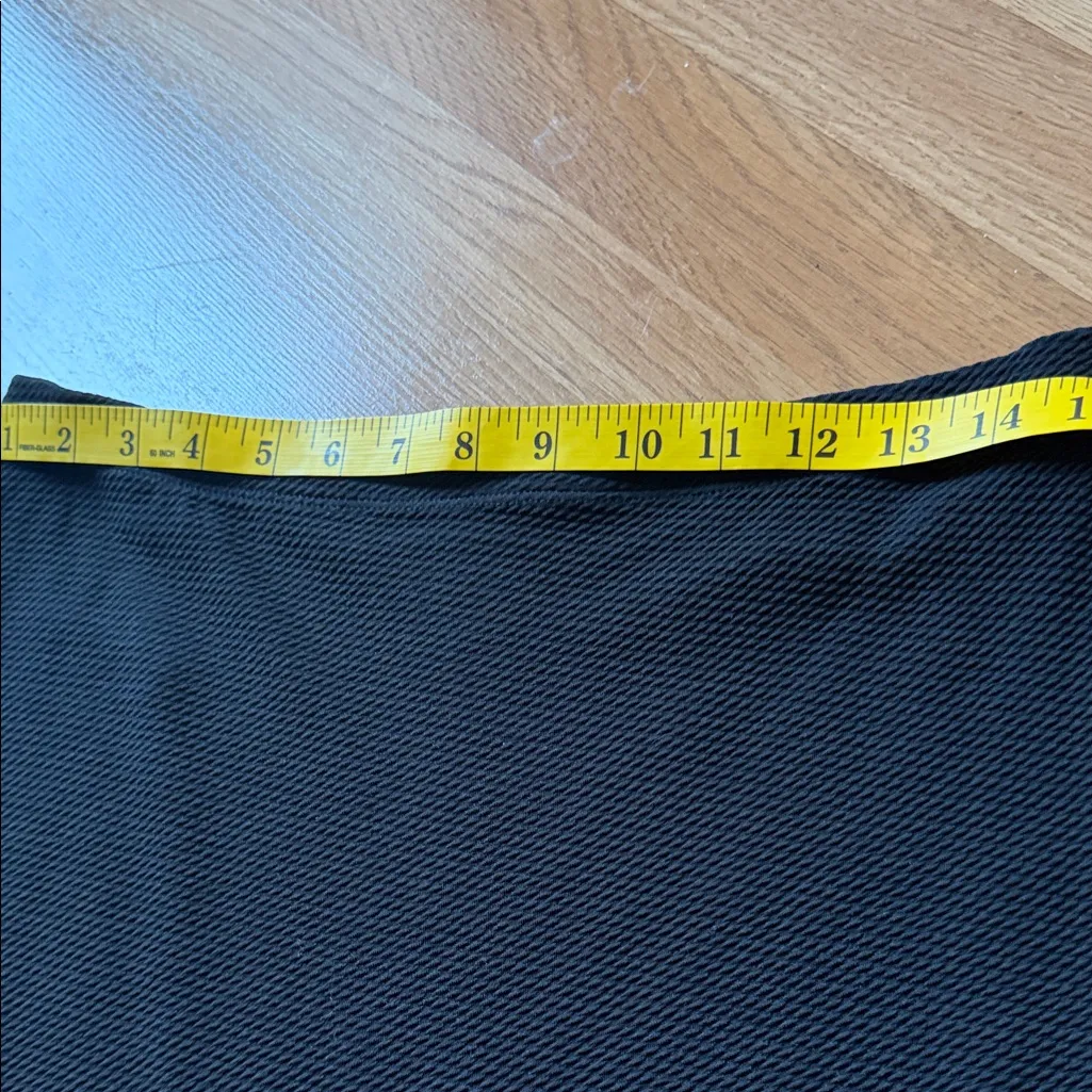 Bobeau Black Flared Midi Skirt - Image 6