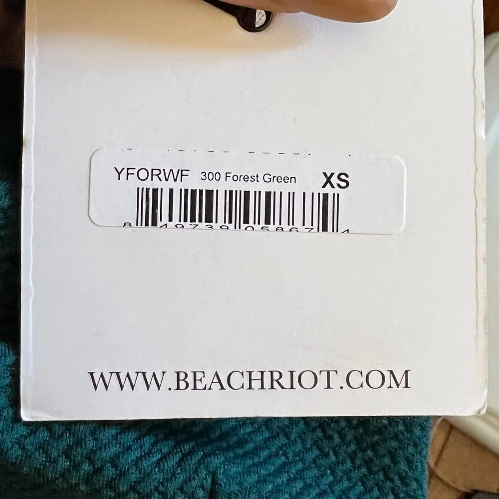 Beach Riot Forest Green Bikini Top‎ nwt - Image 7