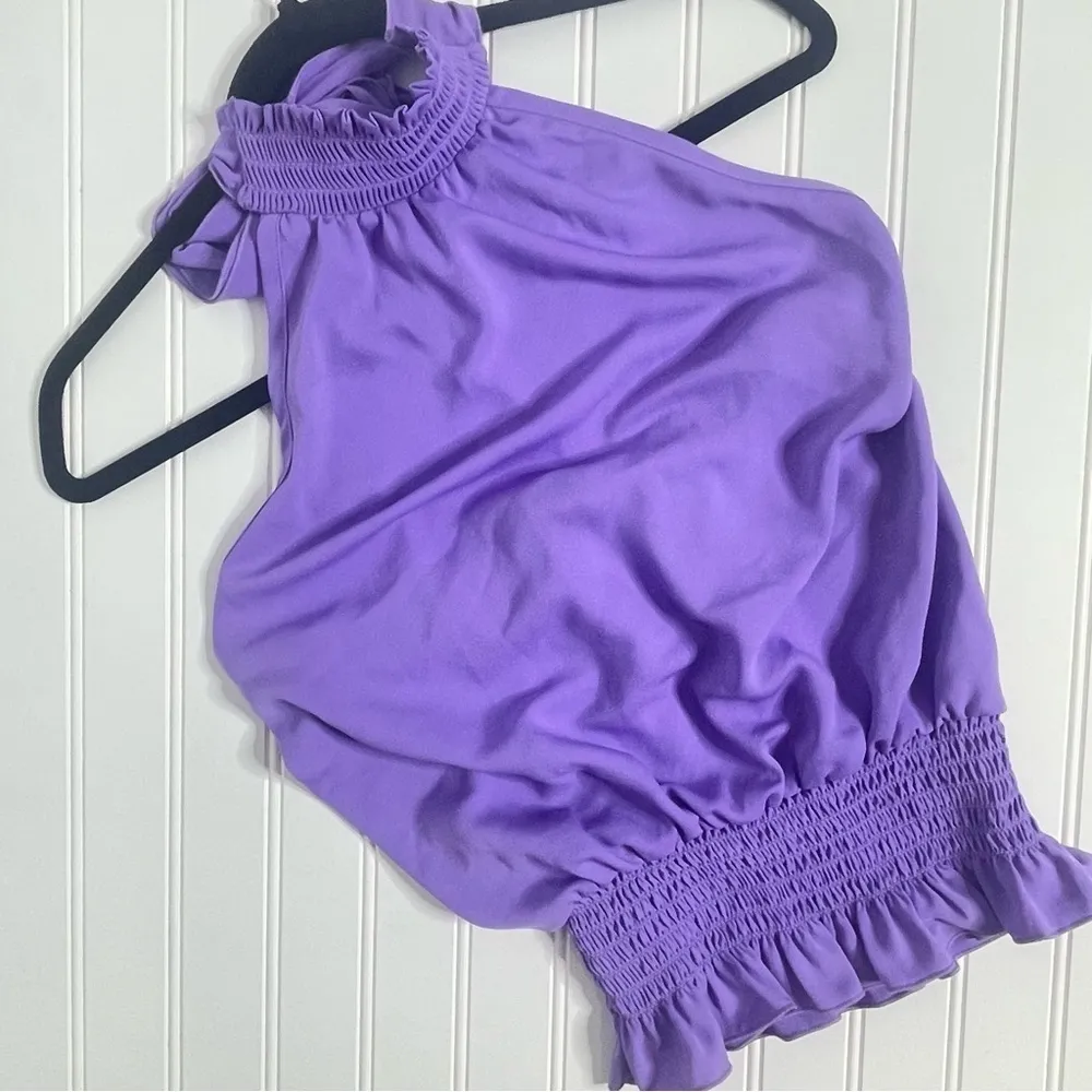 RAMY BROOK Reign Smocked Halter Blouse in Orchard 781 - Image 5