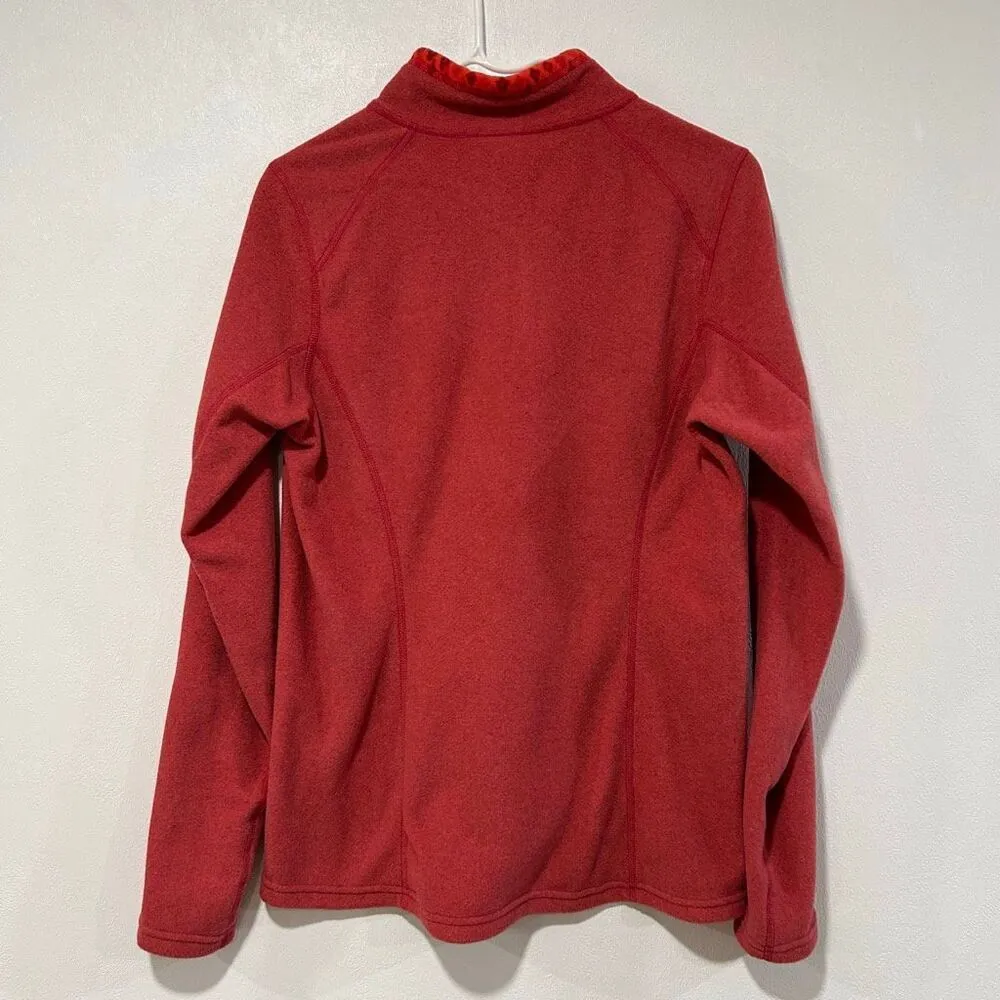 NWT The North Face Women’s Glacier ¼ Zip Fleece Pullover Red Size M Relaxed Fit - Image 2