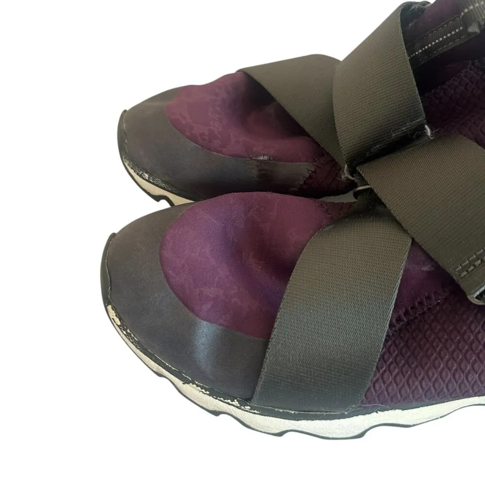 Sorel Kinetic Sneak Tennis Shoes Sneakers Hook & Loop Stretch Size 9.5 Women's - Image 8