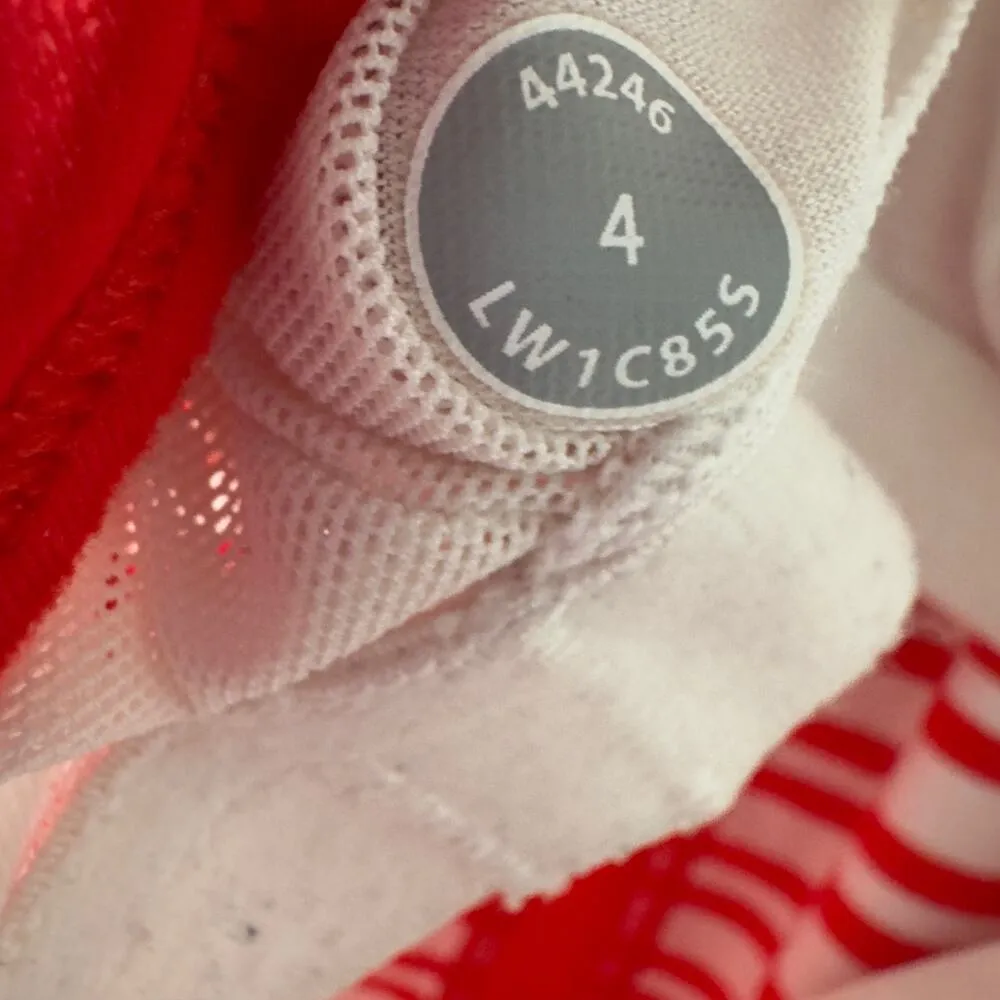 Lululemon Hip To Be Zen Halter in Twin Stripe Love Red / Love Red Tank Top Pads - Image 10