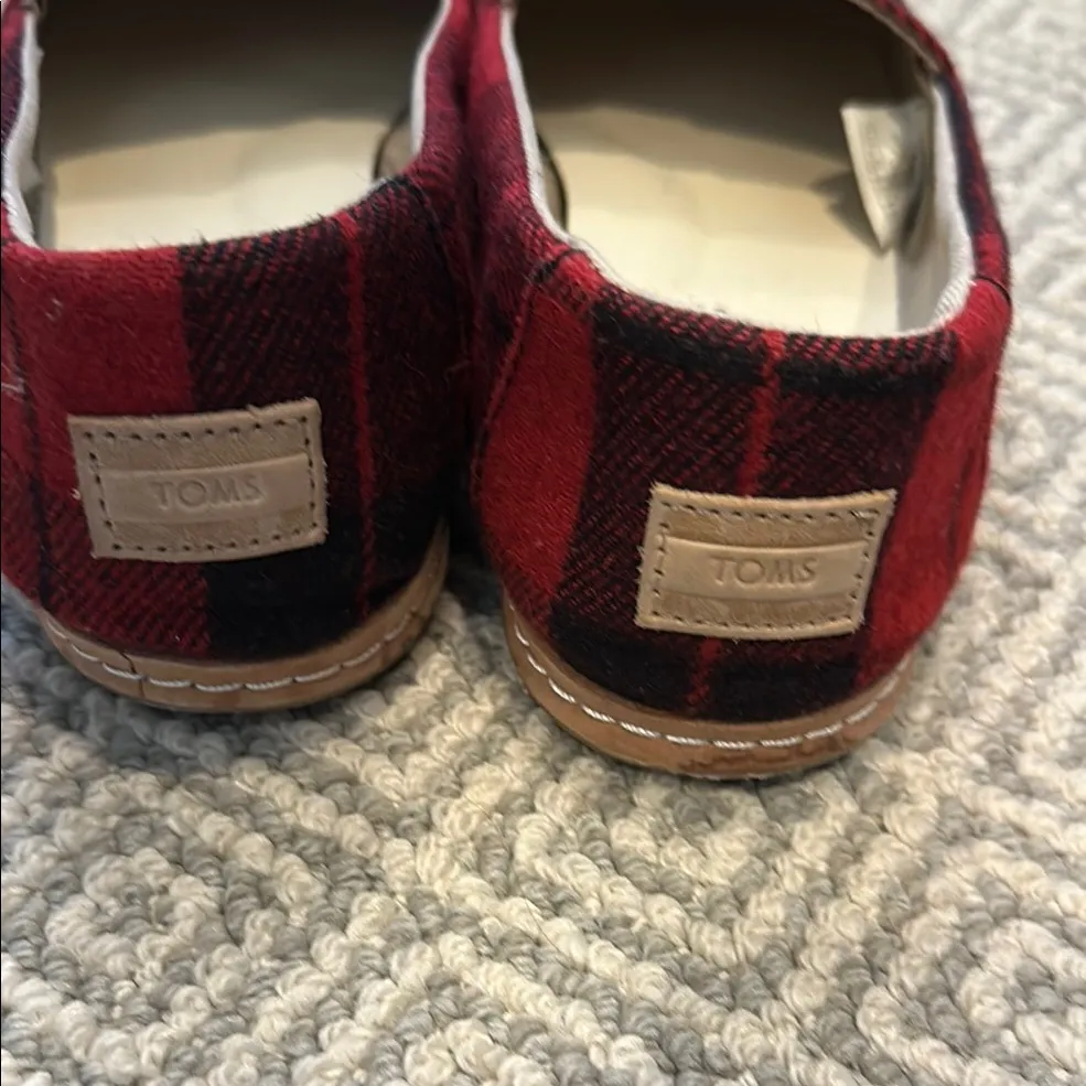 Toms 7.5 women’s plaid flannel buffalo check - Image 6