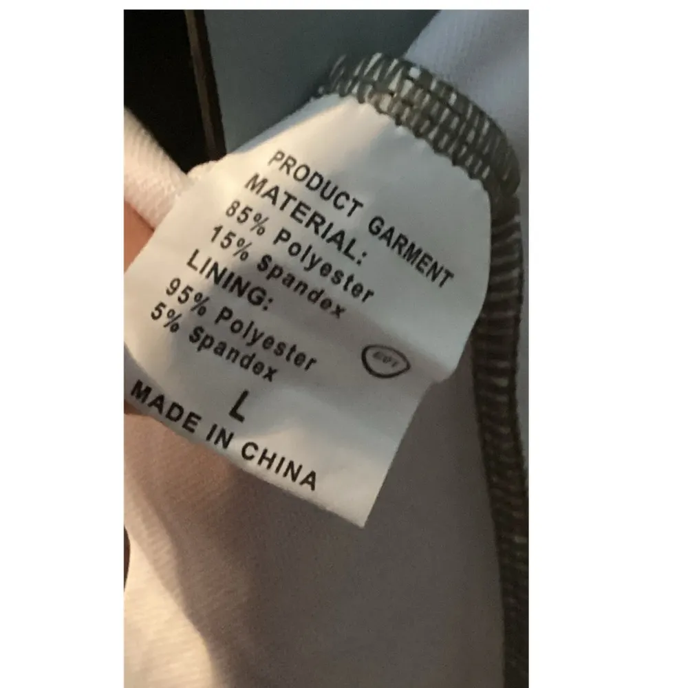 NWOT Tropical Leav es Women's Triangle Bikini Top & Monokini 2 pc Swim Suit Set Green Size L - Image 6