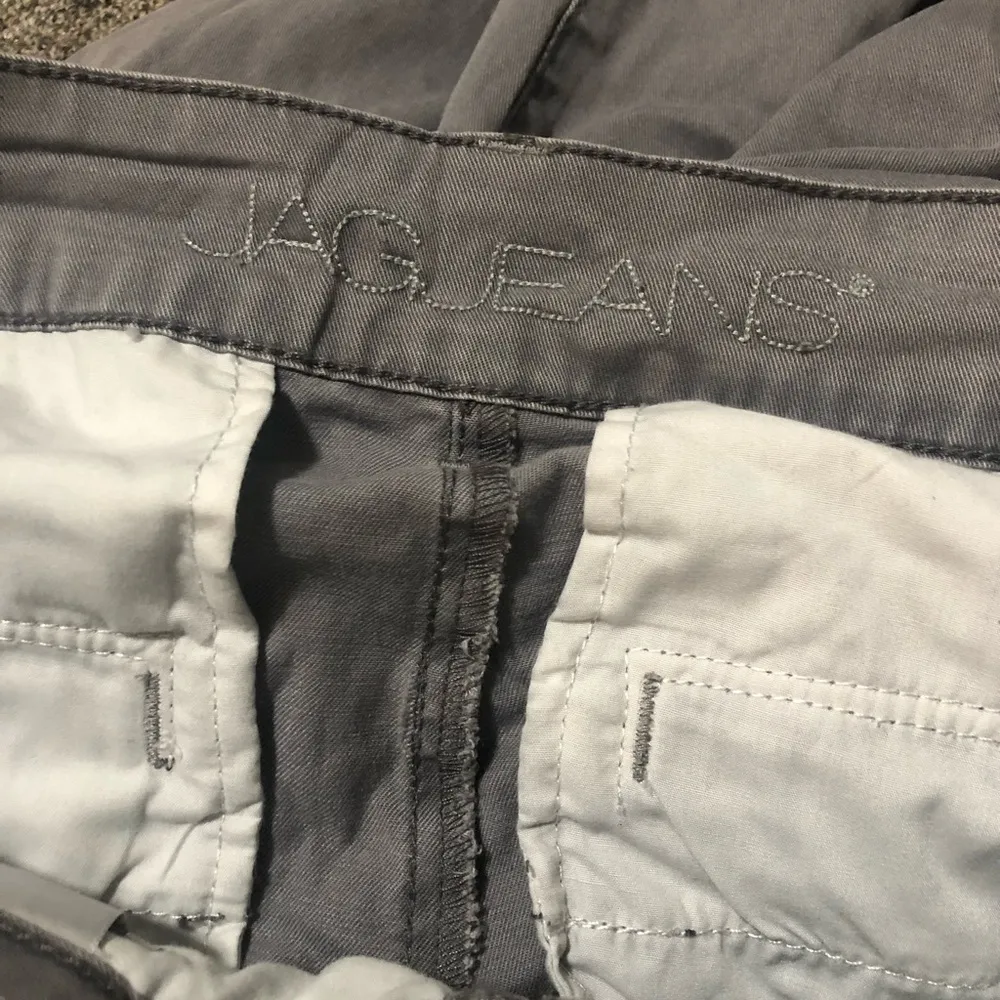 JAG Jeans Flora Grey Streak Crop Pants - Image 5