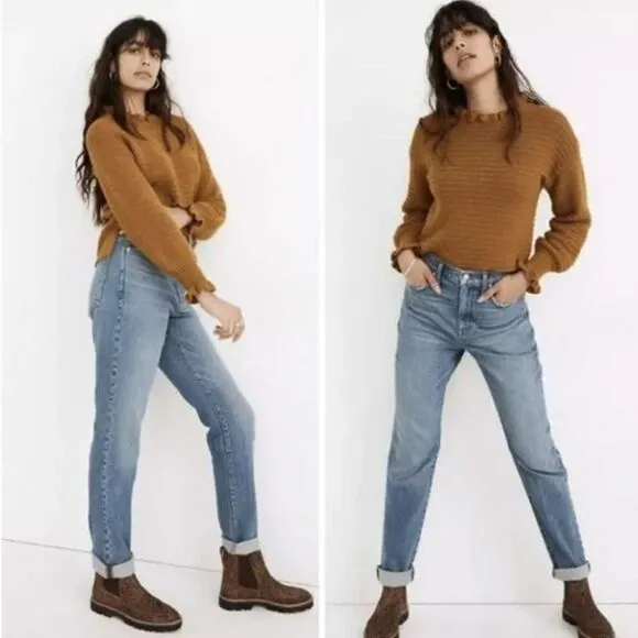 NEW Madewell High-Rise Slim Boyjean in‎ Neal Wash: TENCEL™ Denim, 25 - Image 3
