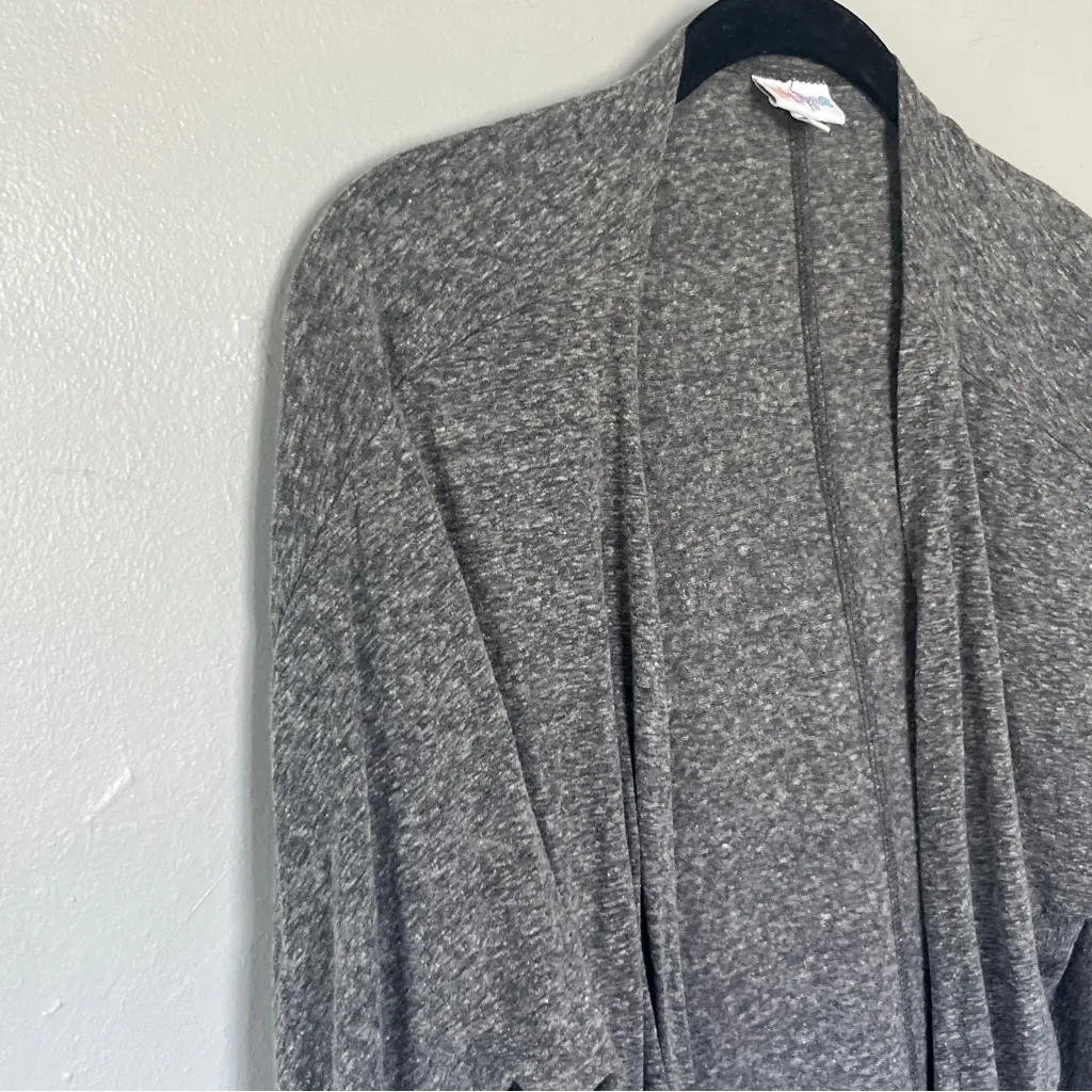 Open grey cardigan - medium - Image 3