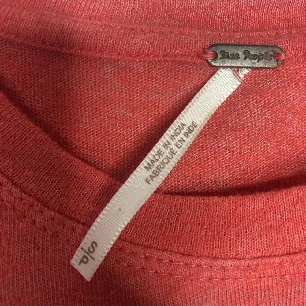 Free People Embroidered Marcy Peplum Top - Image 8