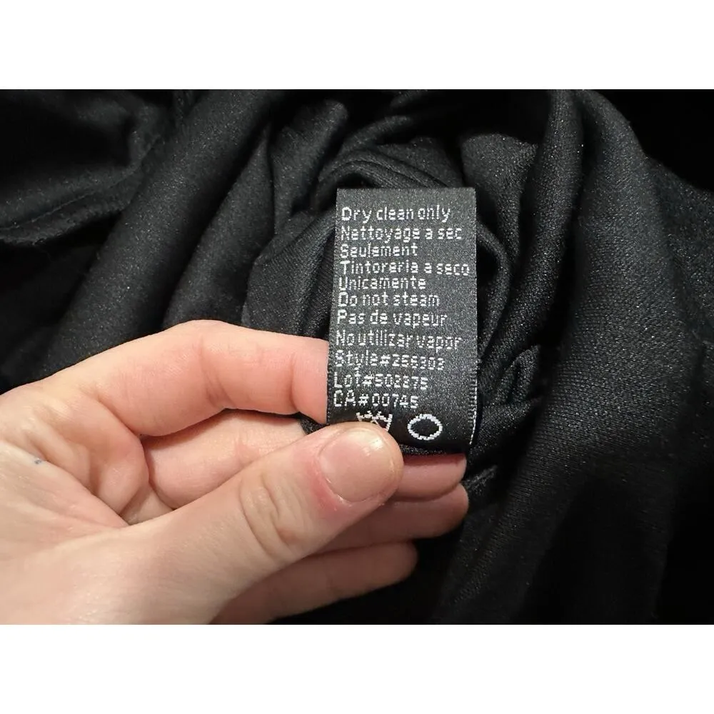 JS Boutique Black Lace and Sequin Sleeveless Maxi Dress US 14 Deadstock NEW - Image 9