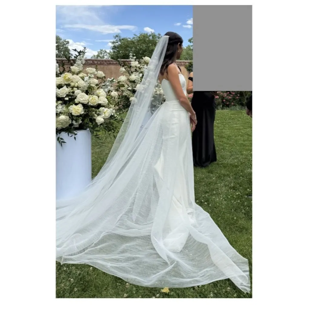 Ofrenda Studio Ursa Veil in Off White One Size New Womens Wedding Bridal Bride - Image 2