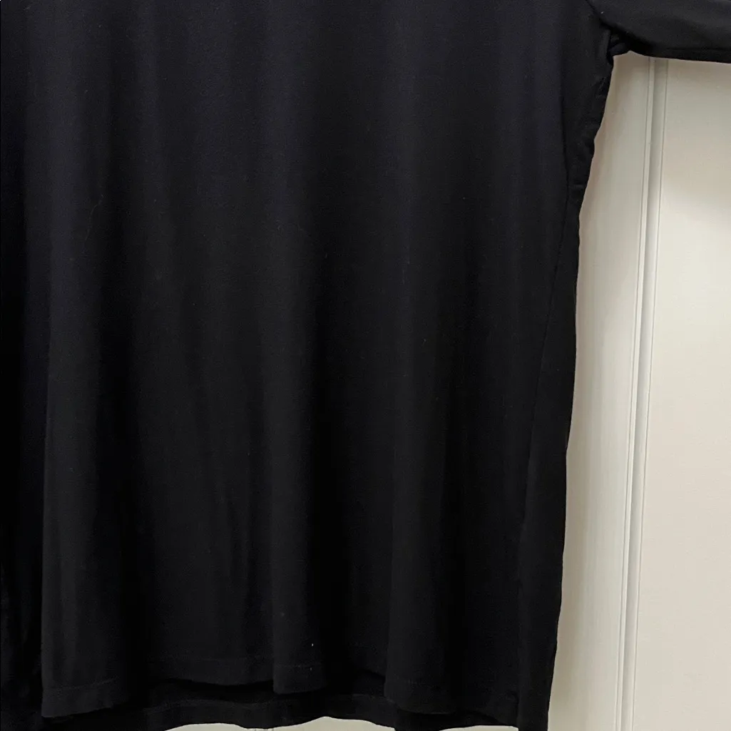J. Crew Black Label Black Long Sleeve Stretchy Shirt - Size XL - Image 6