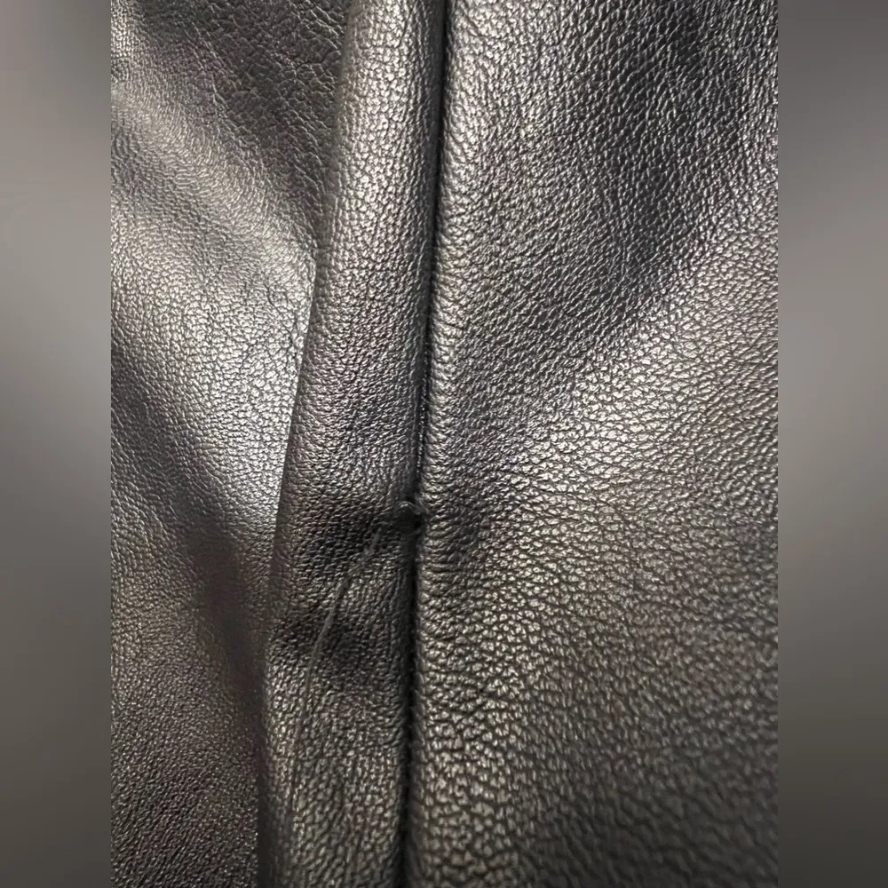 Paige Kiana Vegan Stretch Leather Leggings | Size Small - Image 8