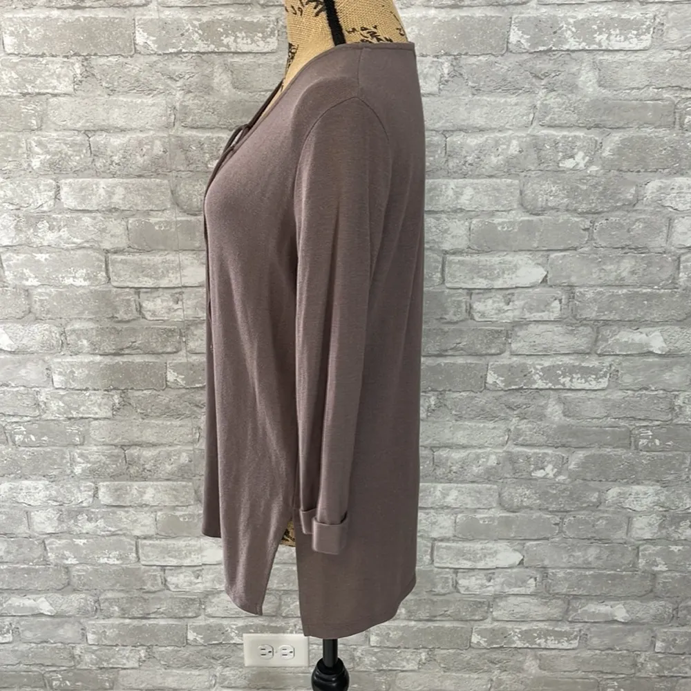 Anthropologie Mickey & Jenny Lace Up Top - Image 2