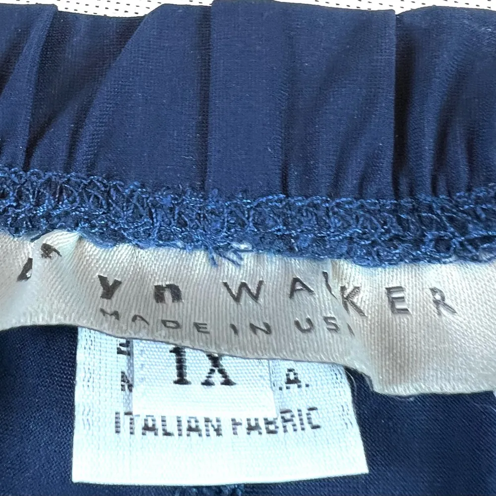 bryn Walker Lagenlook 2 Piece Set Tunic & Lace Hem Bottoms Italian Fabric - Image 9