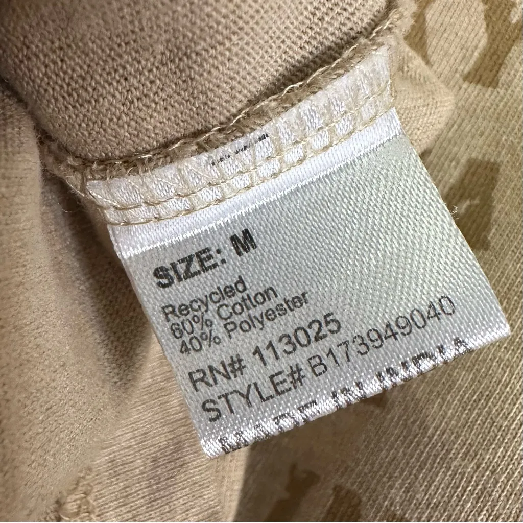 Recycle Threads Desert Dreams Country Music Festival Distressed Cropped Tank Top Tan Size M - Image 4