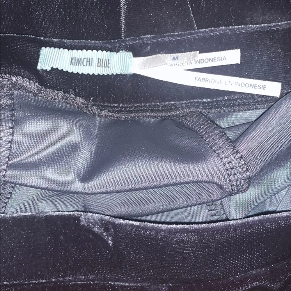 Urban Outfitters Kimchi Blue Velvet Skater Skirt - Image 3