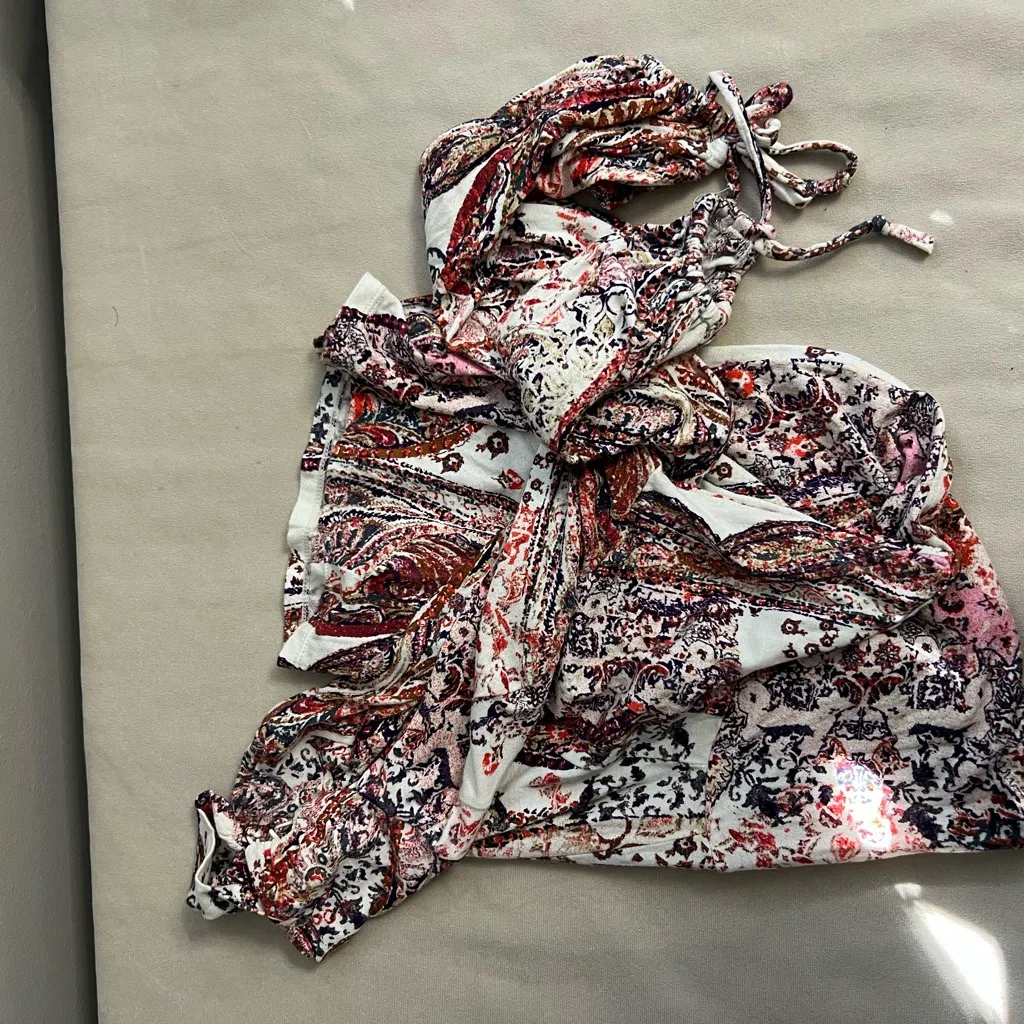 Free People Bohemian Floral Long Sleeve Dress - Image 11