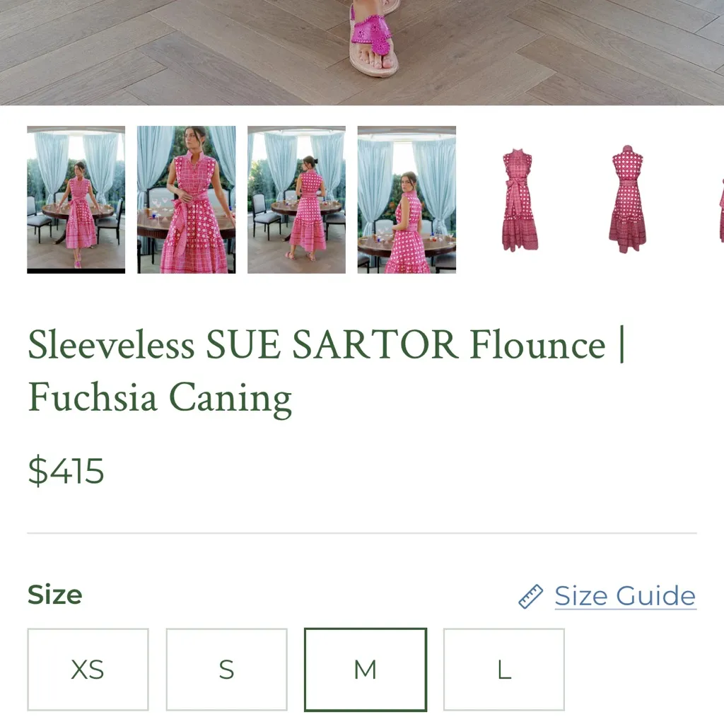 PERFECT MODEST PINK DRESS Size M - Image 5