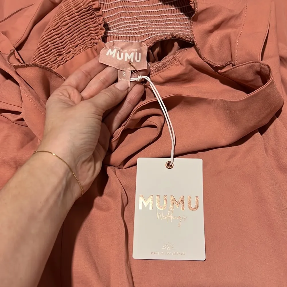 NWT Show Me Your Mumu June bridesmaid maxi dress in a mauve - Image 5