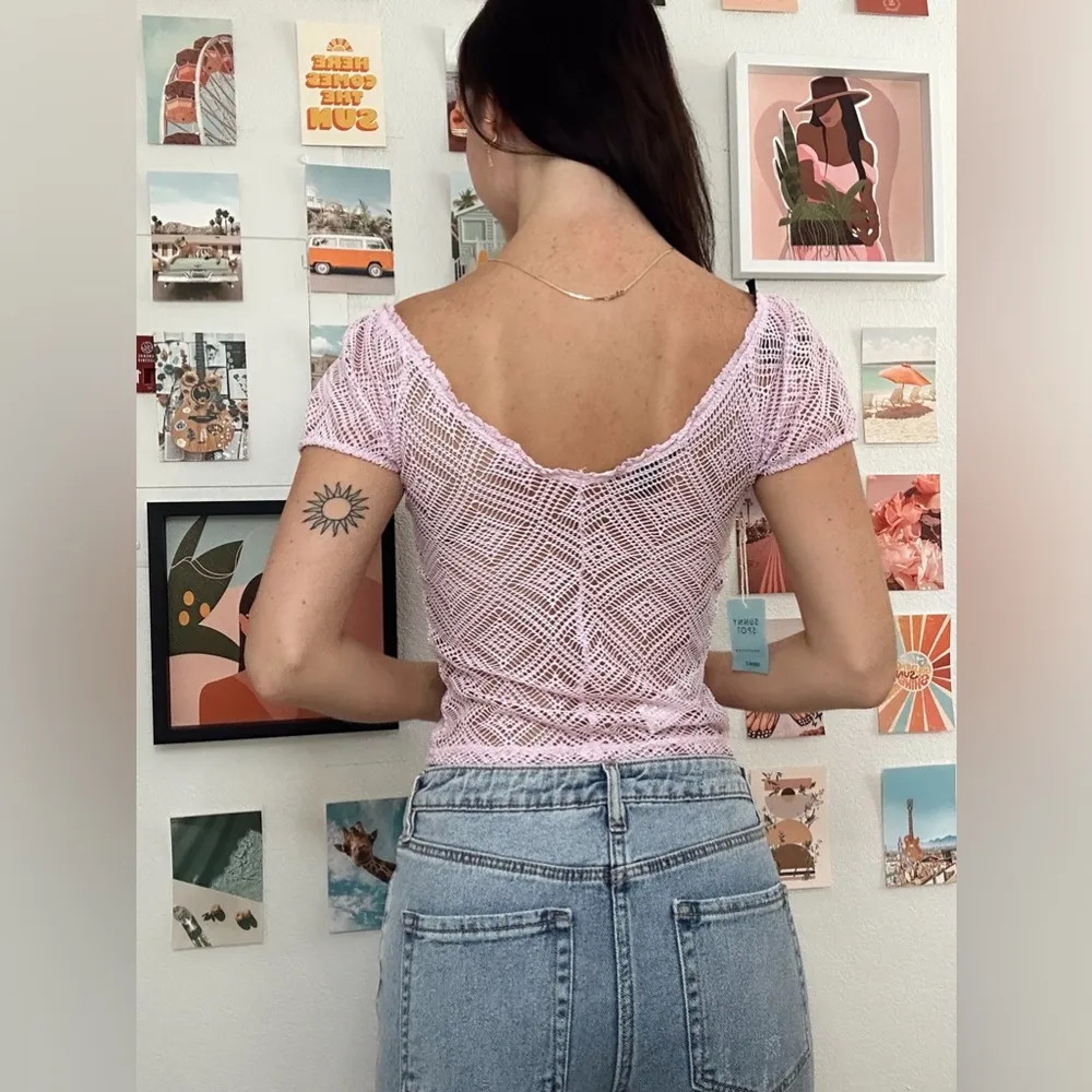 Purple Lace Top - Image 2